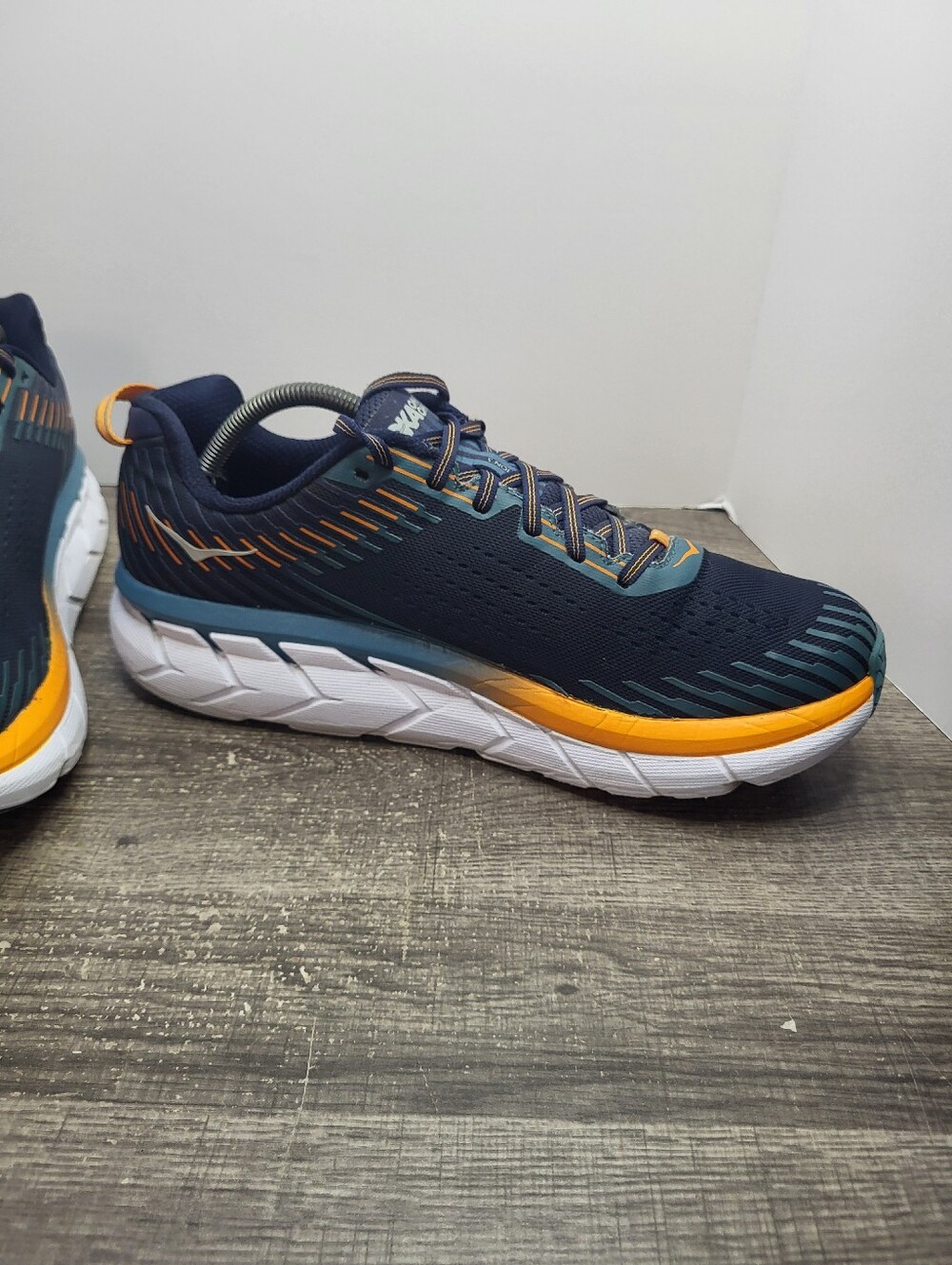 Hoka One M Clifton 5 Shoes Sneakers Mens 11.5 Comfort Walk Running 1093755 BISB - Picture 3 of 10